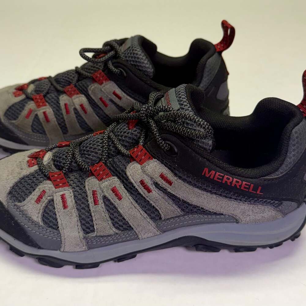 Merrell Men's Alverstone 2 Waterproof Hiking Shoes, Granite/Dahlia Size US 8
